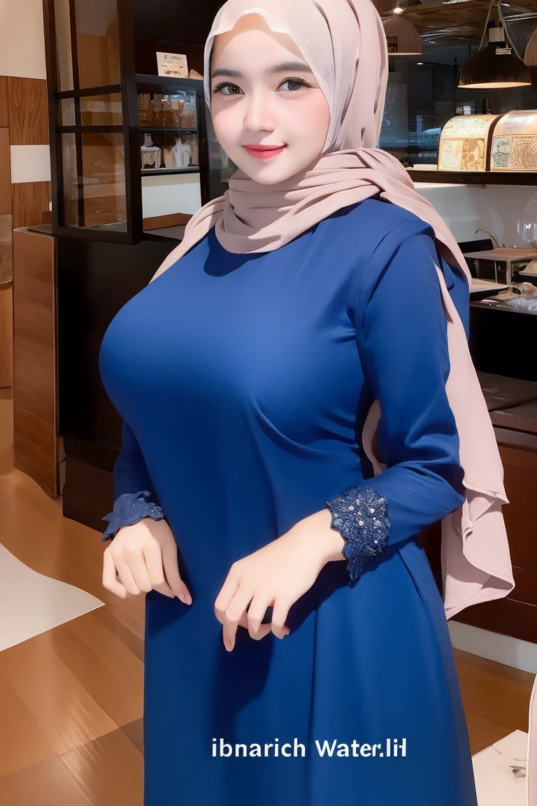 ,, photorealistic, hyper detailed, 8k, HDR, UHD, professional lighting, physically-based rendering, vivid colors, delicate hijab, modest, (((clothing, serene expression))), ((((very bigger tits)))), ((wide hips)), ((((((huge round breast)))))), , nude