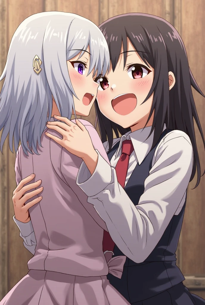 masterpiece, highest quality, 8k,nsfw, an anime character with blue eyes is giving some man a blow job, 1girl, elaina (majo no tabitabi), Eft_elaina, hetero, 1boy, tongue, tongue out, biggest penis, erection,testicle, (headgrabblowjob:1.5), {{{fellatio}}}, {{{deepthroat}}}, {{{{{put penis in mouth}}}}}, oral sex, open mouth, {{{deepthroat}}}, covered in semen, embarrassed, naughty expression, flushed cheeks, cowboy shot, hand job, testicles grab, from side, faceless male, kneeling, catch head, vacuum fellatio, facial