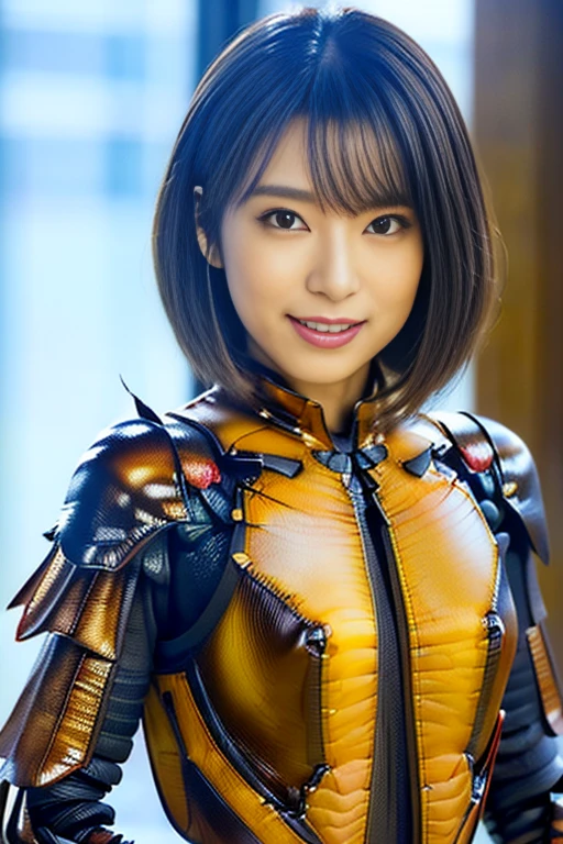 (High resolution,masterpiece,highest quality,Very detailed CG, anime, official art:1.4), realistic, photograph, amazing detail, everything is complicated, shiny and glossy,Amazing number of layers, 8K wallpaper, 3D, sketch, cute, figure,( alone:1.4), perfect female proportions,villain's daughter, (Fusion of dark brown cockroach and lady:1.4), (brown cockroach woman:1.2), (brown cockroach woman:1.2), (Fusion:1.2), (alone:1.4), (evil smile:1.2), muscular, abs, (Cockroach brown exoskeleton bio insect suit:1.4), (Cockroach brown exoskeleton bio insect armor:1.2), (brown transparent cockroach feathers:1.4), (Antennae of brown cockroaches:1.3),