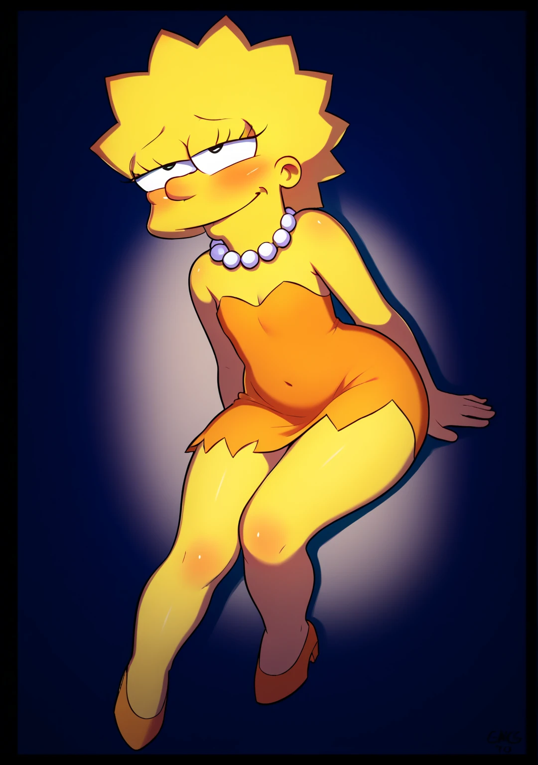 source_cartoon, (((1girl, solo, alone, lisa_simpson, short hair, flat chest, colored skin, yellow skin, shortstack))), looking at viewer, smile,

(((      naked, nude, nipples, vagina      ,squat, squatting, spread legs, from back, from behind  ))),

 sexy pose, dynamic pose, dynamic angle, cowboy shot,

outdoor, lake, forest, day,
