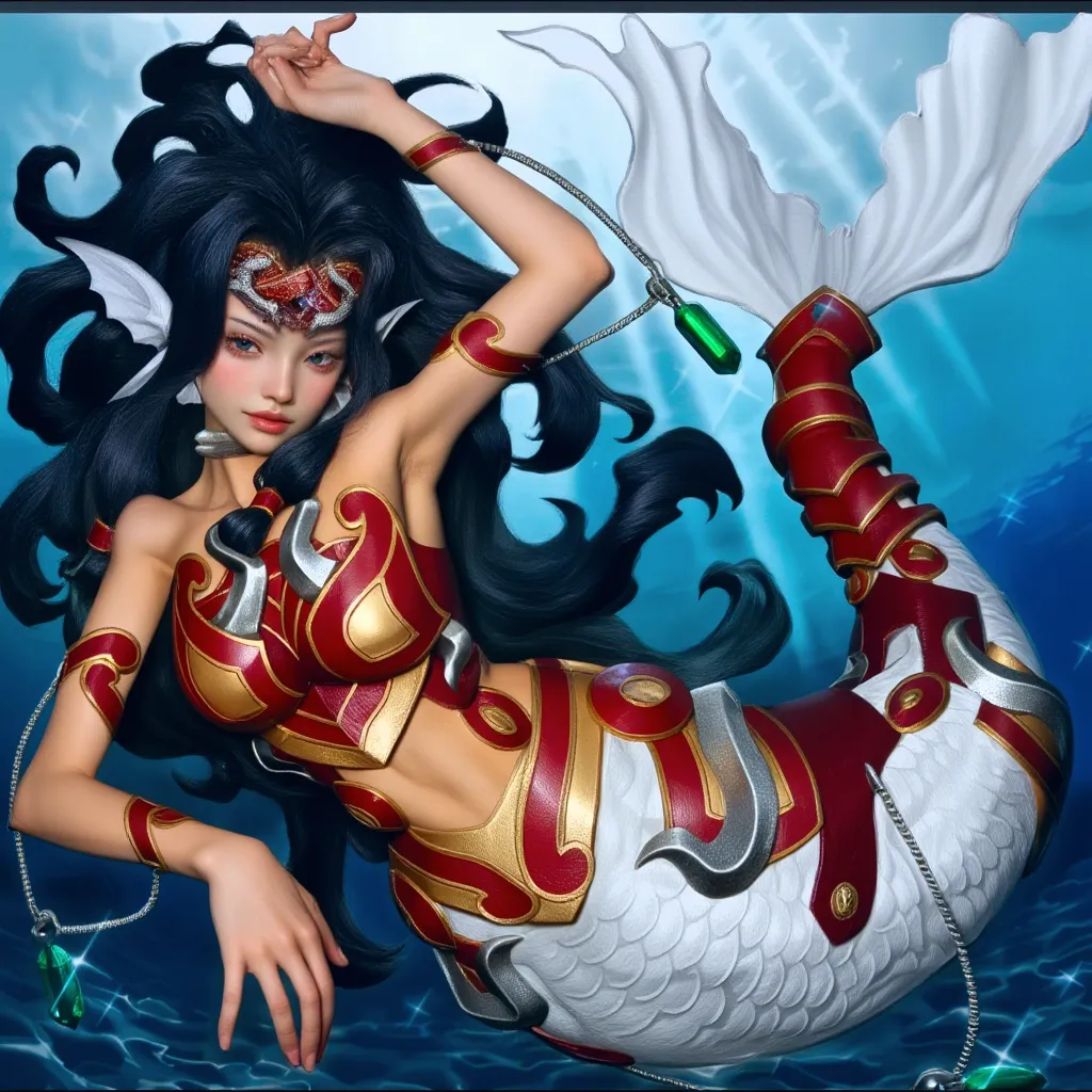 The Little Mermaid、Chased by fishmen
