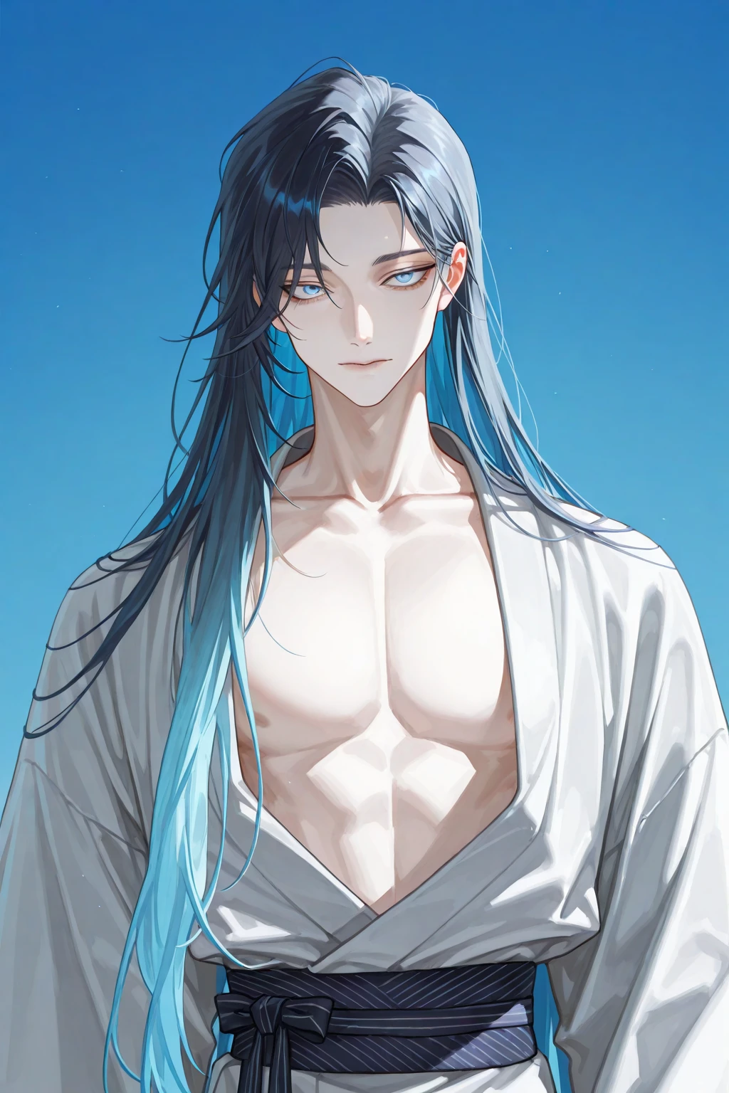 masterpiece、Highest quality、High resolution、1boy、アニメ in a bra and panty posing for a picture、Man with long green hair、Blue Eyed Man、Braid、Half Up Hair、solo、clothing:White bra、アニメ男性 with teal hair、bra with an white、panty with an white、アニメ Moe Art Style、lingerie with an white、solo、seductive アニメ男性、美しい魅力的なアニメティーン、pretty アニメ男性、Hymn to the King as a Prince、(アニメ)、Cel-shaded anime、whole body、Are standing、アニメ男性 with long hair、Male focus、