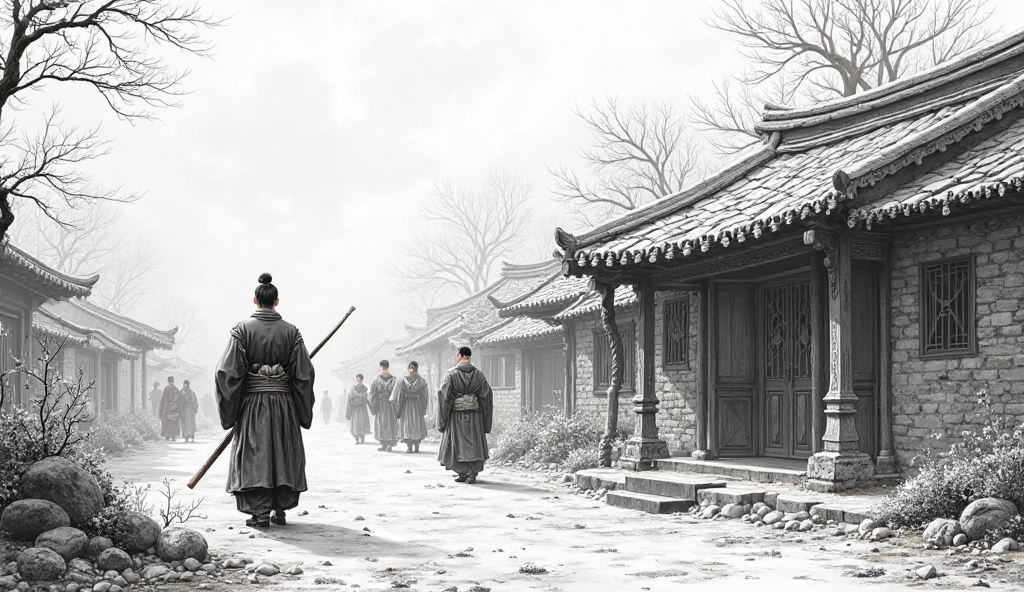The painting style is beautiful, high-definition texture, Pengcheng in the ancient Three Kingdoms period, hazy fog, cyan roof tiles and gray city walls are intertwined. In the distance, quietly guarding the undulating hills of the city, the picture shows ancient people from all walks of life, dressed in delicate ancient costumes, some of them are enthusiastic city people, some are generals with great righteousness, their demeanor is free, highlighting the rich harmony of the atmosphere of the picture. --auto --s2