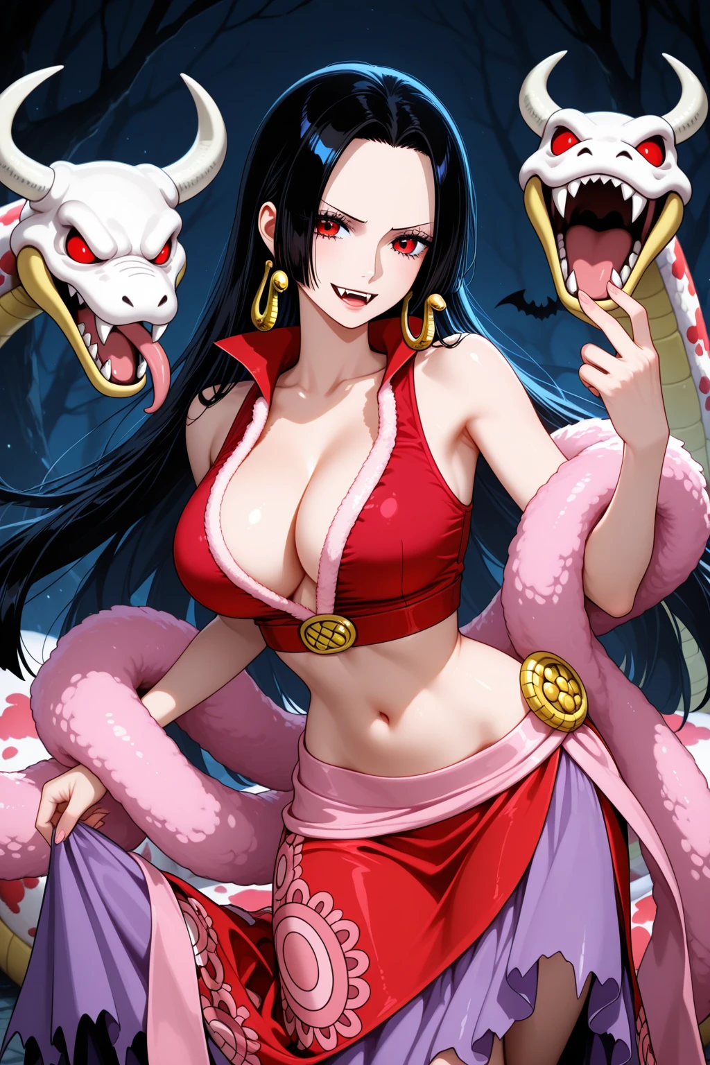 (underwear:1.2),<lora:nvdiboya-10:0.9>,nvdiboya,skull_snake, groin,light smile,sexy,best quality