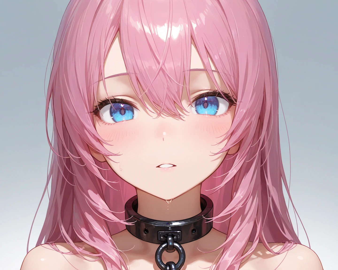 calarsr,1boy, 1girl, dark dungeon,(collar, chain leash),nsfw,topless, cum, cum on tongue, erection, hetero, licking penis, mole,, open mouth, oral, penis, sitting, solo focus, tongue, tongue out,(fellatio, oral, licking_penis:1.4),(veiny penis:1.1),looking at viewer,超詳細,