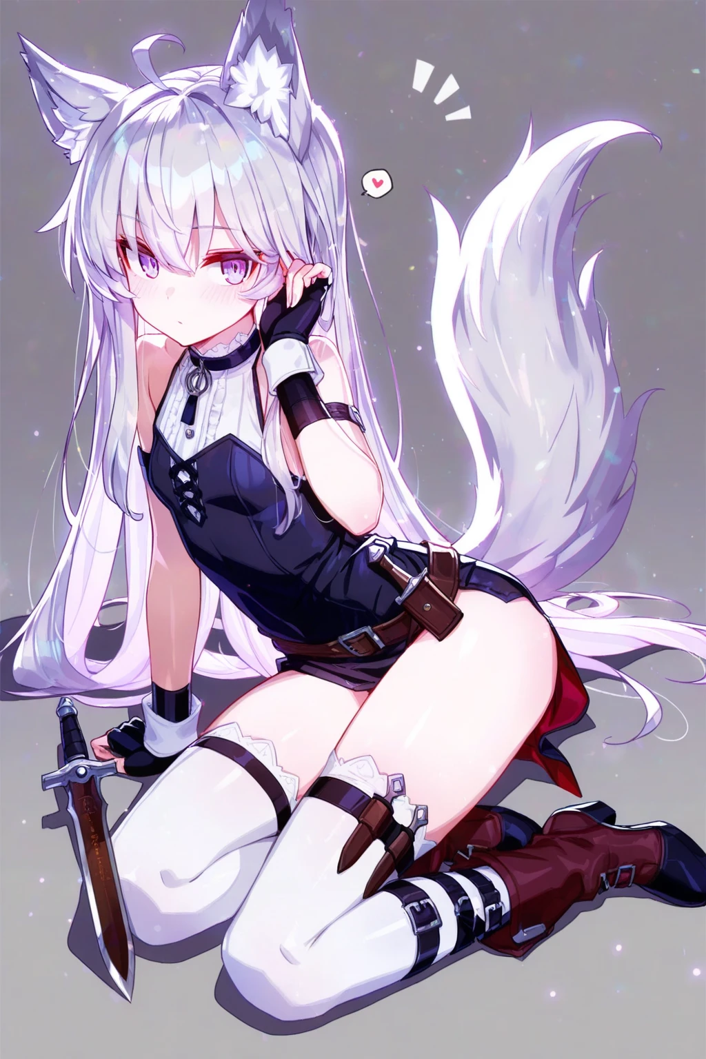1girl, solo, white hair, red pink eyes, masterpiece, best quality, dirty, exposed skin, looking at around, full body, adult, cat ears, cat tail, dripping, hot, tight, bare skin, exposed, close up, detailed, pleasure, suprised expression, small breasts, no top, no bottoms, testing out vibrator, vibrator, toy, touching herself, normal,hands