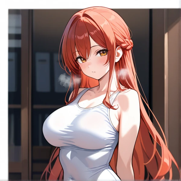 BlowJobFullQuiron style,realistic, 1girl, the lady Thor, hamakaze \(KanColle\), medium breasts, Copper hair, Curtain bangs, Curvy body, hair, 1boy, jewelry, big breasts, hetero, earrings, penis, huge penis, lips, pubic hair, saliva, uncensored, erection, Wrap Top, oral, ring, (fellatio:1.2), watch, t-shirt, , 