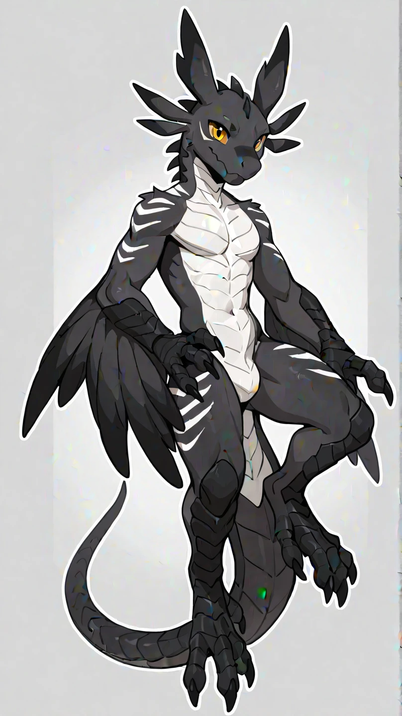 (by borisalien) frontview of a male anthro (living inflatable) (sergal), looking at viewer, penis, balls, uncut, foreskin, feet, big feet, 4 toes, 4 big toes, walking, sole, padded sole, thick thighs, small waist, nipples, erect nipples,