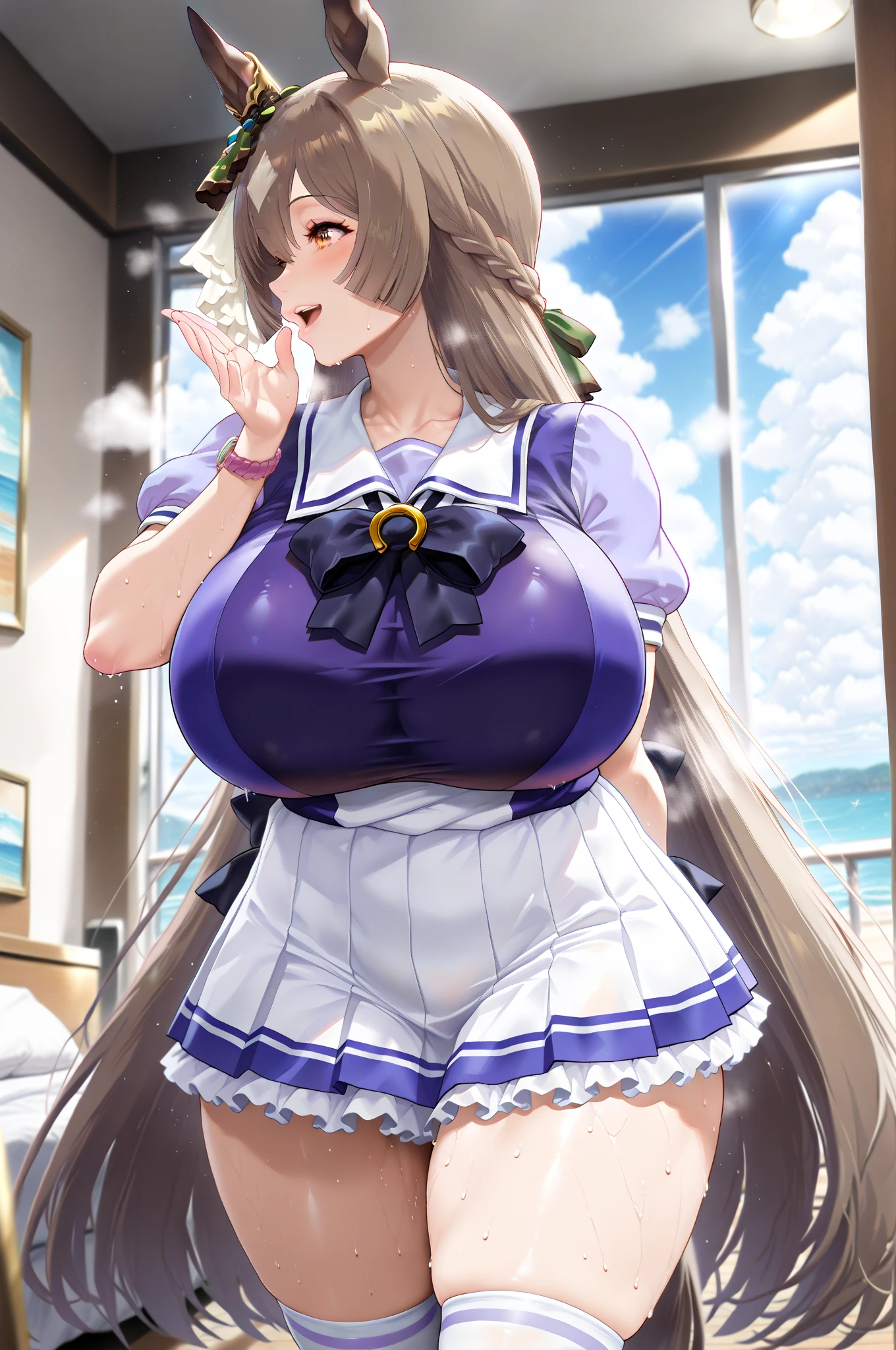 Take My Soul Forever、Camel Toe、Giant tit、Nipple Puffs、Cleavage、Plump、Super big breasts、Super big butt、Break through