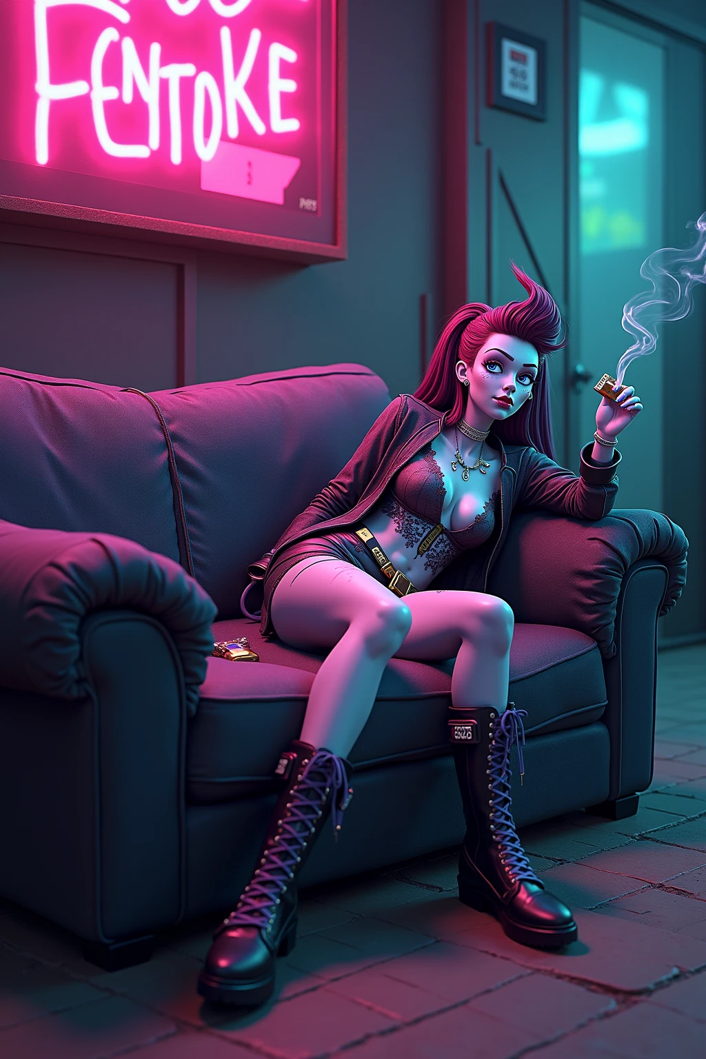 Punk woman, beers and guns, Licinia metal band album