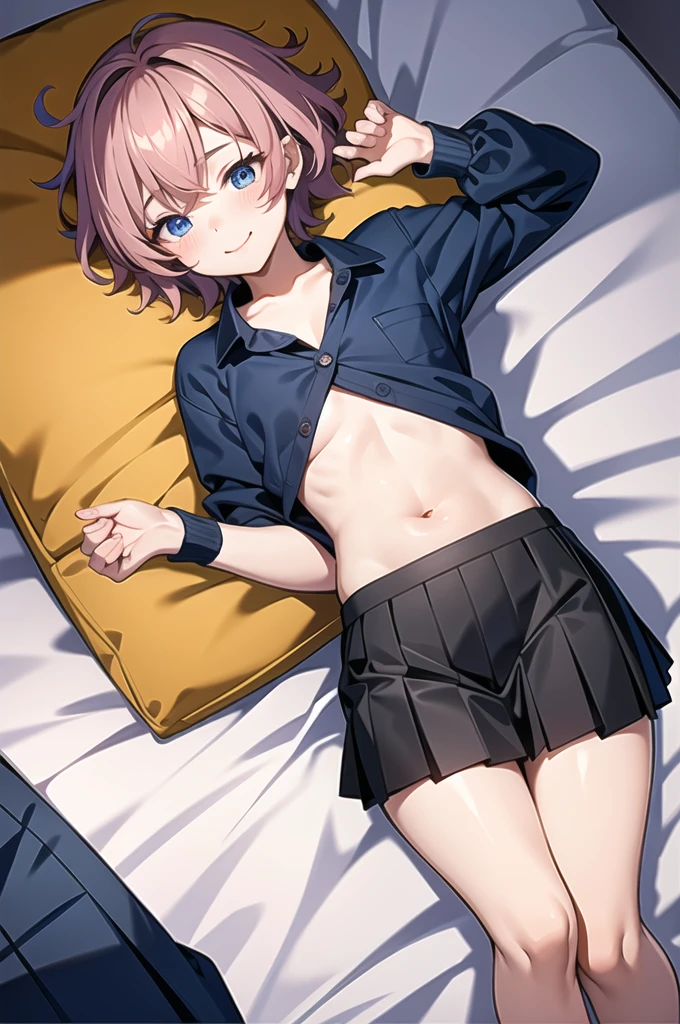 Super high quality by the art god, super detailed, High resolution, Dacro style, anime moe art style, best anime 8K konachan wallpaper, pixiv contest winner, perfect anatomy, break,(眠そうにalone学校へ行く女の子を描いてください. ),break, surreal high school girl, (alone,lolita, Tomboy,13 years old:1.3),All limbs, full finger,, androgynous charm, (very, very short hair), boyish hair, messy hair, flat chest, small ass, between legs, sleep, (sweating:1.3), Bedroom, wear , Lying, wet hair, (vibrator, masturbation:1.5),(彼女のbetween legsから愛液が滴り落ちている:1.2), forced sexual sensation, blush, heavy breathing, (steam breath:1.2), spread your legs,expand the uterus,ecstasy, ((A girl trembling at sexual climax:1.4)),Expressing trembling movements with lines,,(orgasm:1.3),(Show off your erect nipples:1.3),bottomless,Afterglow,drooling,Tears form at the corner of my eyes,clitoris, vagina,From above, break,super dense skin, shiny skin,Best lighting by famous artists, 8K, figure,
