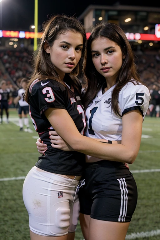 Angelina Jolie and Kendall Jenner as football players for PSG
