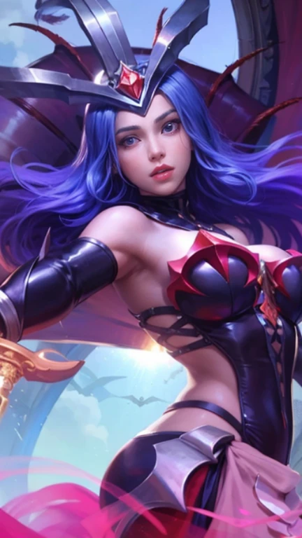 (Masterpiece:1.4), (best quality:1.2), <lora:Star_Nemesis_Morgana-000017:0.8>, star nemesis morgana, 1girl