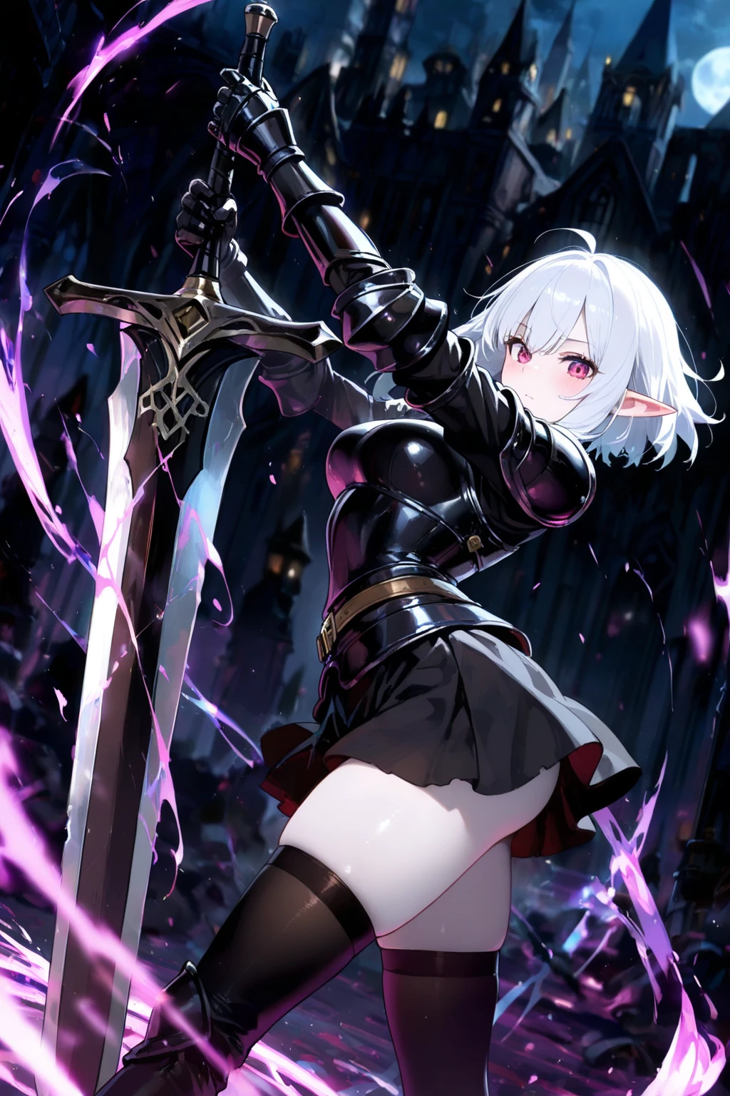 There is a woman in a dress holding a sword in the room, cosplay photo, Artoria Pendragon, anime girl cosplay with a sword on her shoulder, 2 b, 2b, destiny / stay night, pose with a sword, anime style like destiny / stay night, she holds a sword, cyberpunk