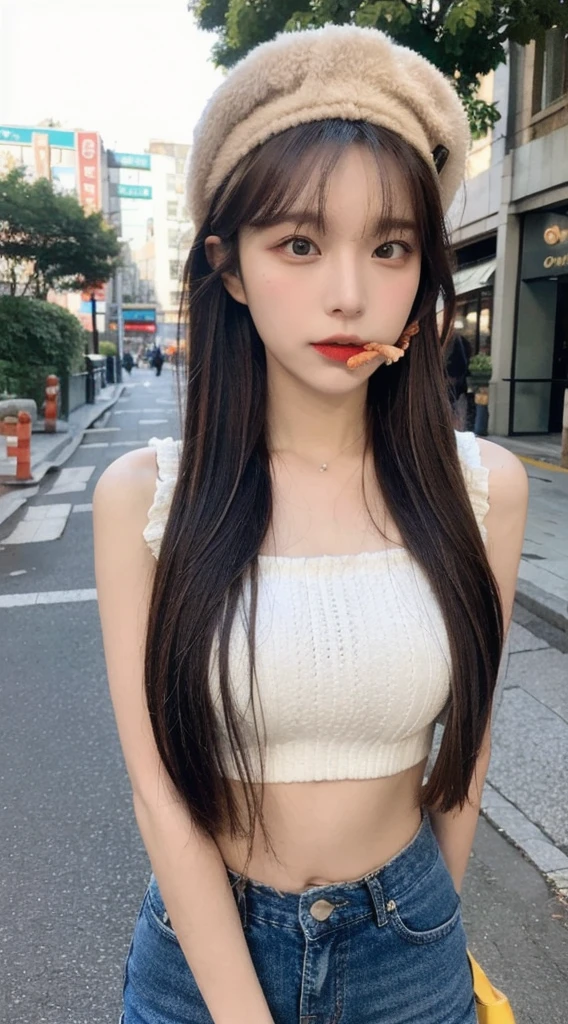 (best quality, 8K, 32,000, masterpiece, uhd:1.2), Cute Japan Woman Photos, 1 girl, (big), 키가 big 여자, sexy look, (dark brown hair), double eyelid, white dress japanese japanese young