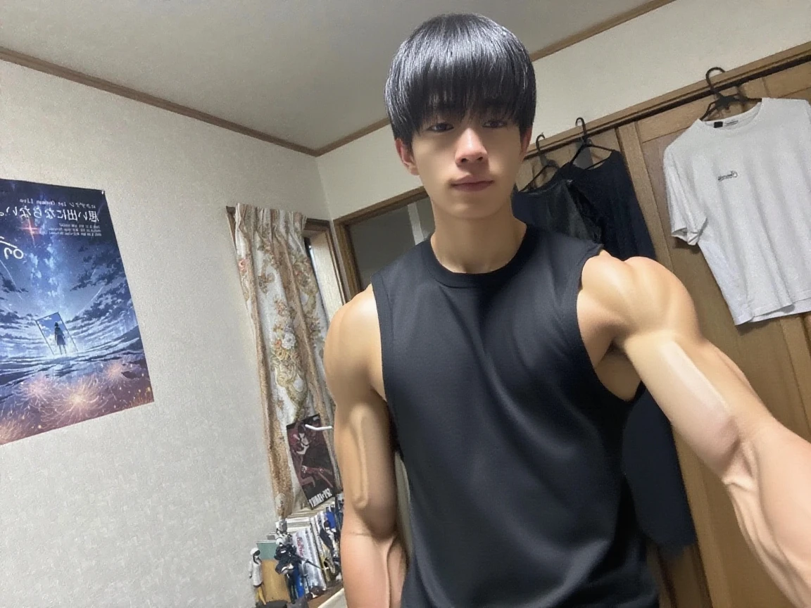 Maintain the features, do not remove the features, keep them the same, chico, hombre boy, HD