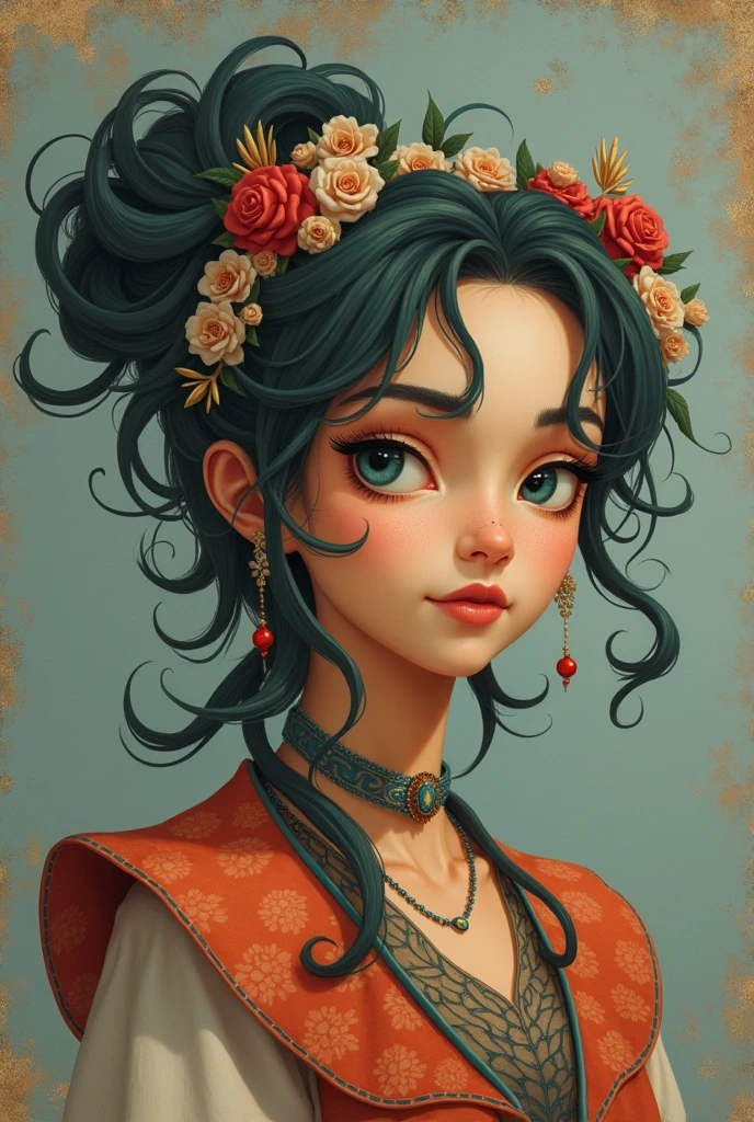 Blushing, One person, Violated by tentacles、Chunli