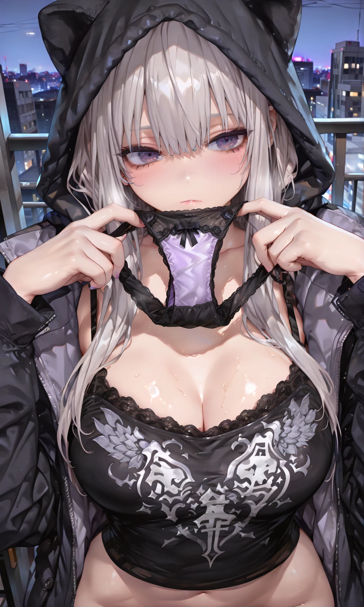 1girl,solo focus,arms behind back,hair ornament,bangs,blush,saliva,drooling,nipples,anal,panties,frogtie,underwear,pantyhose,pussy juice,pussy juice drip through clothes,femdom,bdsm,(black blindfold,ball gag,gagged:1.2),(object insertion,sex toy:1.2),rope,bondage,bound,restrained,shibari,shibari over clothes,bound wrists,bound ankles,bound arms,bound legs,bound wrists,box tie,breast bondage,crotch rope,skindentation