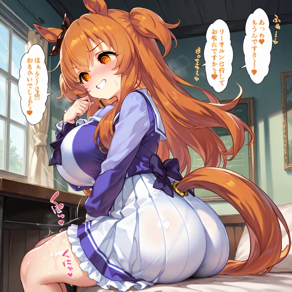Silence Suzuka、Cry、Beautiful woman、Very thick thighs、Acme Face、Best image quality、High resolution、masterpiece、super high quality、Thick pubic hair、Screaming orgasm face、Purple lace panties、Very big ass、Very large breasts 、Blushing、4K quality、Blushing、Cry of ecstasy、Wearing black knee socks、Sweaty all over、Heavy breathing、Cowboy Shot、Shaking breasts、上下にShaking breasts、Penis sheath、Cowboy Shot、Have sex with a man、Multiple menに囲まれている、Multiple men、{highest quality}, {so beautiful}, {Very detailed}, {Best illustrations}, Browsing Caution, girl, Blowjob, penis