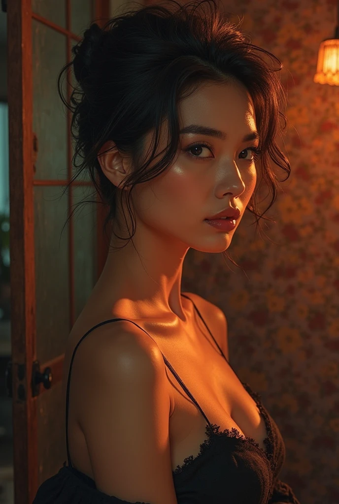 (mature:1.2) Style-Princess, (tifkeller:1.08), masterpiece, best quality, highest quality, cinematic lighting, (volumetric lighting), extremely detailed CG unity 8k wallpaper, focused, 8k wallpaper, 4k wallpaper, extremely detailed, ultra realistic, photorealistic, sharp focus, absurdres, (HDR:1.2), (high contrast), photograph, detailed and intricate, instagram, portrait, highly detailed, digital painting, artstation, concept art, smooth, sharp focus, illustration, cinematic lighting