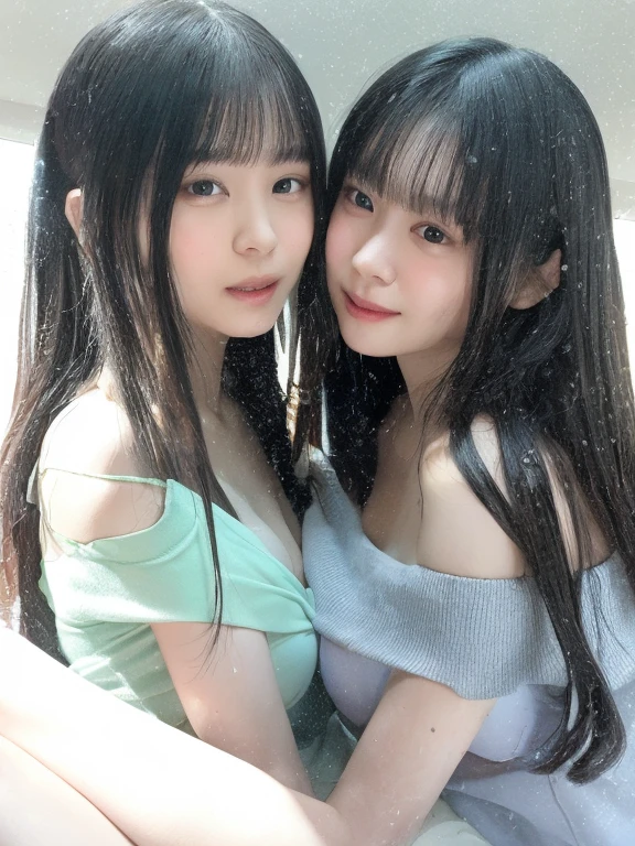（highest quality), (Reality: 1), Movie Posters, Realistic skin texture, Very detailed, 8k wallpaper, Volumetric lighting, Dynamic Lighting, With a girl,  (((The wind blows her skirt up, exposing her beautiful pussy))), night,  rich background details,Big tits teen schoolgirl、Twin tail hairstyle、Black Hair、Red face、Shyly、mock、Open your mouth just a little、Japanese school swimsuits that reveal the cleavage of teenage high school girls、You can see her cleavage from under her school swimsuit、Teen  with shapely nipples、Shapely lower body、Indoor swimming pool、Poolside