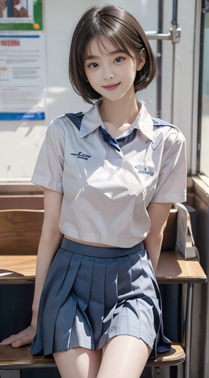 (masterpiece, highest quality:1.2), 8k, 12才のの女の子, 85mm,Official AR RAW Photos, スーパースリムなスレンダーbeautiful girl, skirt、上Half BodyHalf BodyFull 、Short sleeveの白シャツをたくし上げた、Show off your 、beautiful medium-sized 、Show me your ears、 girls photoshoot、, Cute face, close, Half Body, It was a race, Gardenia, beautiful girl, , Thighs, Short sleeve, Station platform、 Looking at the audience, No makeup, (Big smile), Film Grain, chromatic aberration, Sharp focus, Face Light, Bright lighting, 10 generations, Detailed face, Background Blur, (Dark red tie:1.1)、((((((12 year old girl with her shirt tucked up))))))、((((((12才の女子高生)))))、Tight waist、Embarrassing pose、Shy and nervous girl、 Sad face