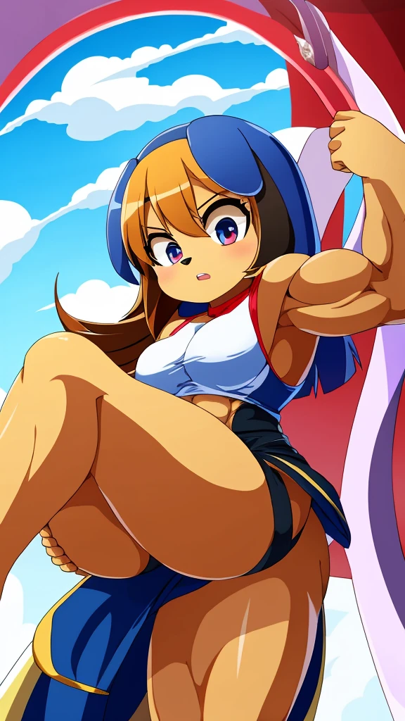 masutepiece, Best Quality,hair, nsfw,cleavage of the breast,dynamicposes,sex,Hair buns, blue eyess, Twin-tailed, Visor Cap, panthyhose, wrist watch,Brown hair