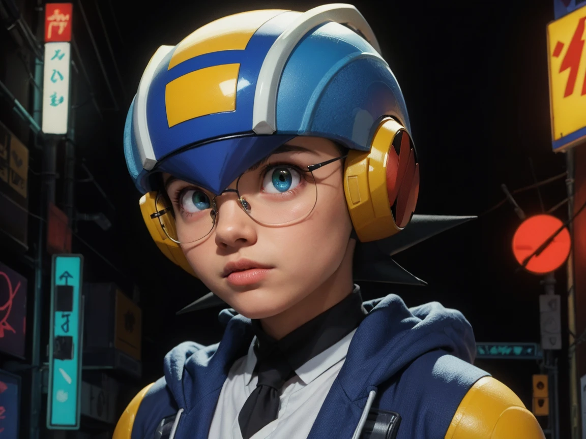Extraordinary portrait of microscopic unknown little small adorable cyberpunk alien species over blue tech style of high alien fashion professional photography, 8k, beauty --auto --s2