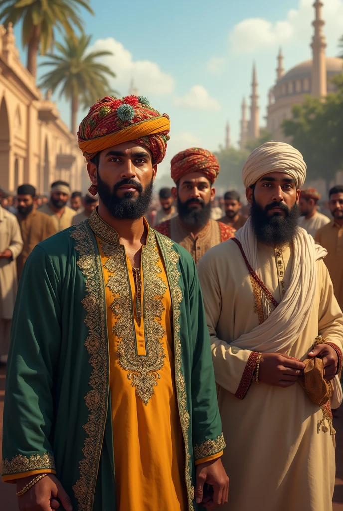 make image of pakistani men