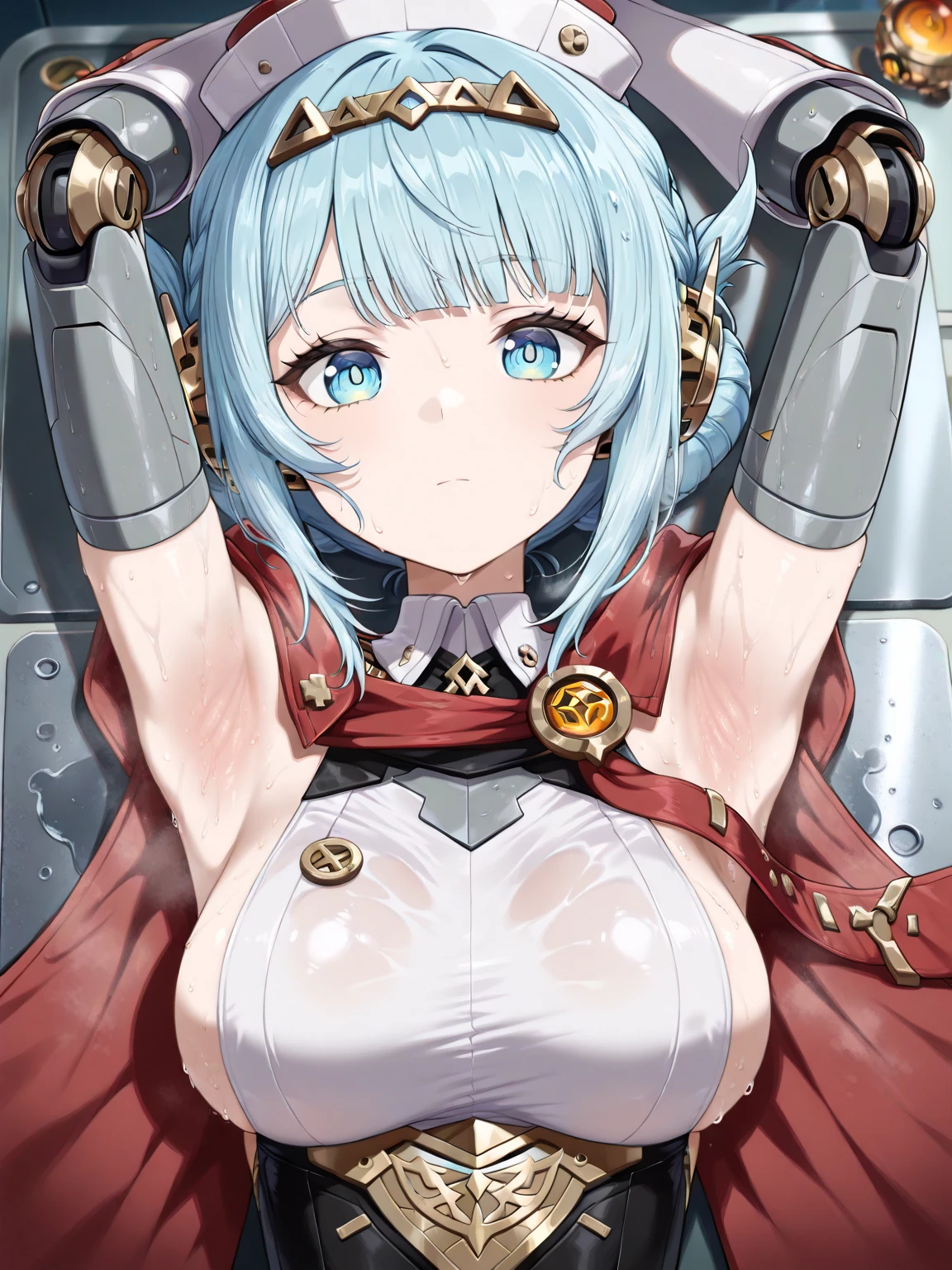 (NSTDA.:1.2), (10, beste-Qualit, master-piece: 1.4), ultra-high resolution, (lifelike, photorealistic portrait: 1.48), 30 years old, A Beautiful Girl, Tall, large boobs, Famous Japanese actors, Blue Eyes, Head tilt, cowboy shot, from the front,My favorite cat ears, looking at the audience, expressionless, Beautiful lake,  Zeiss 150mm F/ 2.8 Hasselblad, In Japanese shrines, Whole body, foot, Ultra-Wide Angle