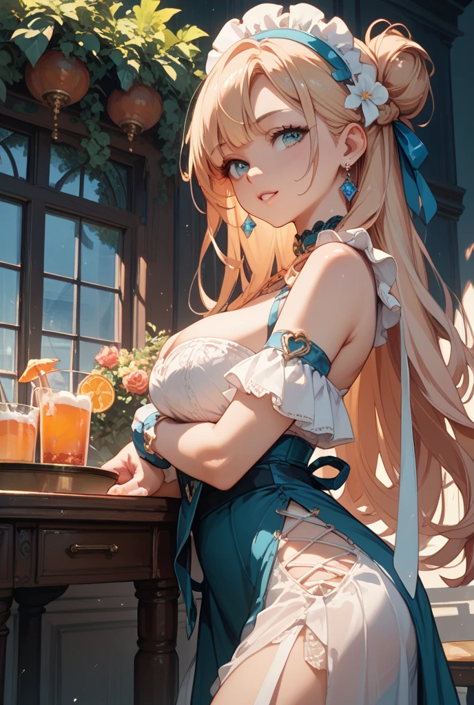 by michihasu, photograph of a masterpiece , high quality, standing, 1girl, ZEISS, studio quality, 8k, (photorealistic), 50mm, outdoors, large breasts