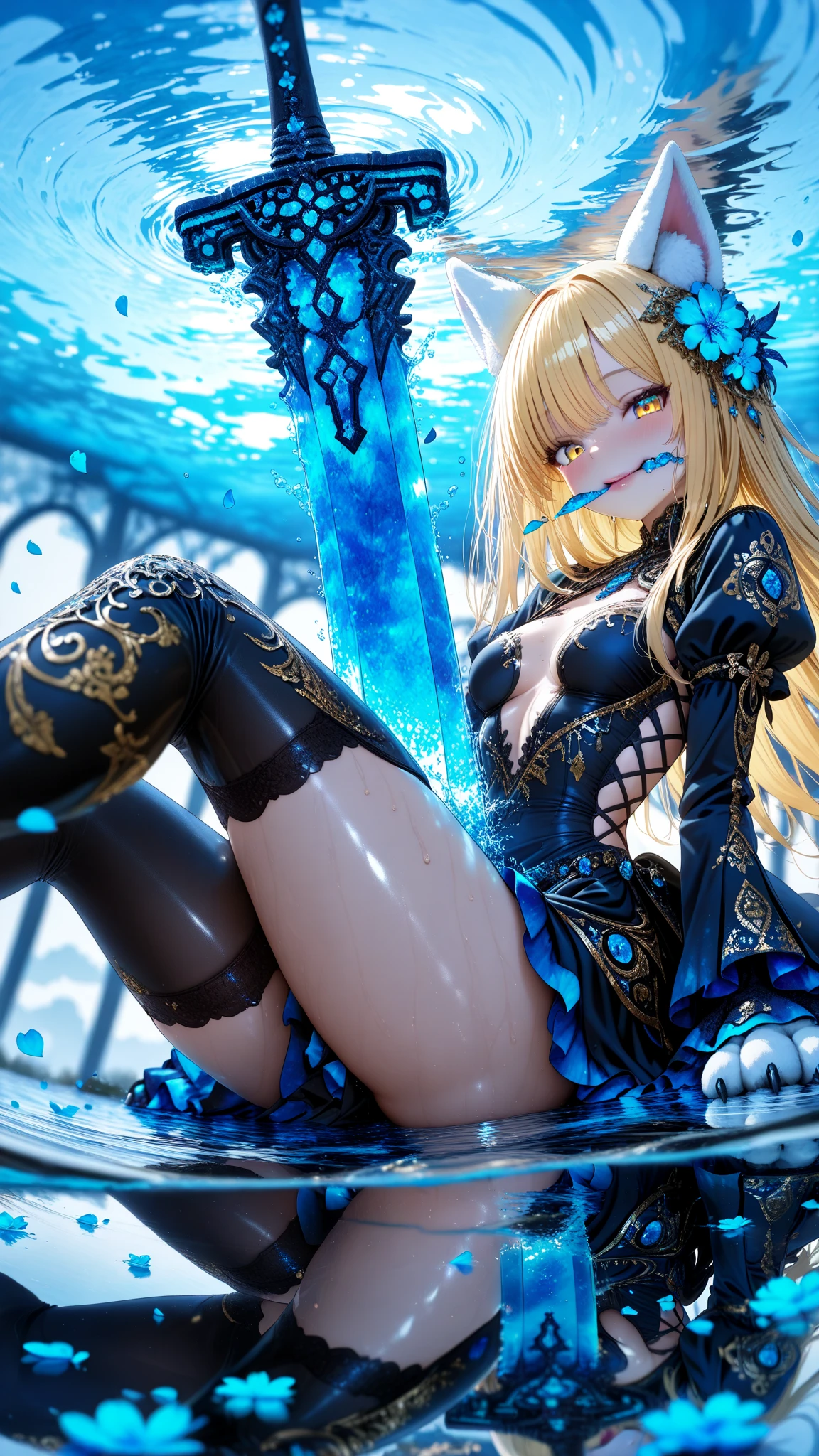 Beautiful naked woman, Windblown blonde hair, Sparkling blue eyes, Realistic, Tabletop, detailed, 4K, Beach Background, Light with attention to detail, A small smile, White skin,H Cup,Colorful micro bikinis,String Bikini,Ultra Micro Bikini,Realistic young gravure idol, Laughter, Cleavage,(ビッグH Cup), Perfect round breasts, Sandals, rich, upscale, Curly Hair, Bans, Realisticな, belly button, Wet body, Thighs Thighs Thighs Thighs,standing, Looking at the audience, blush),