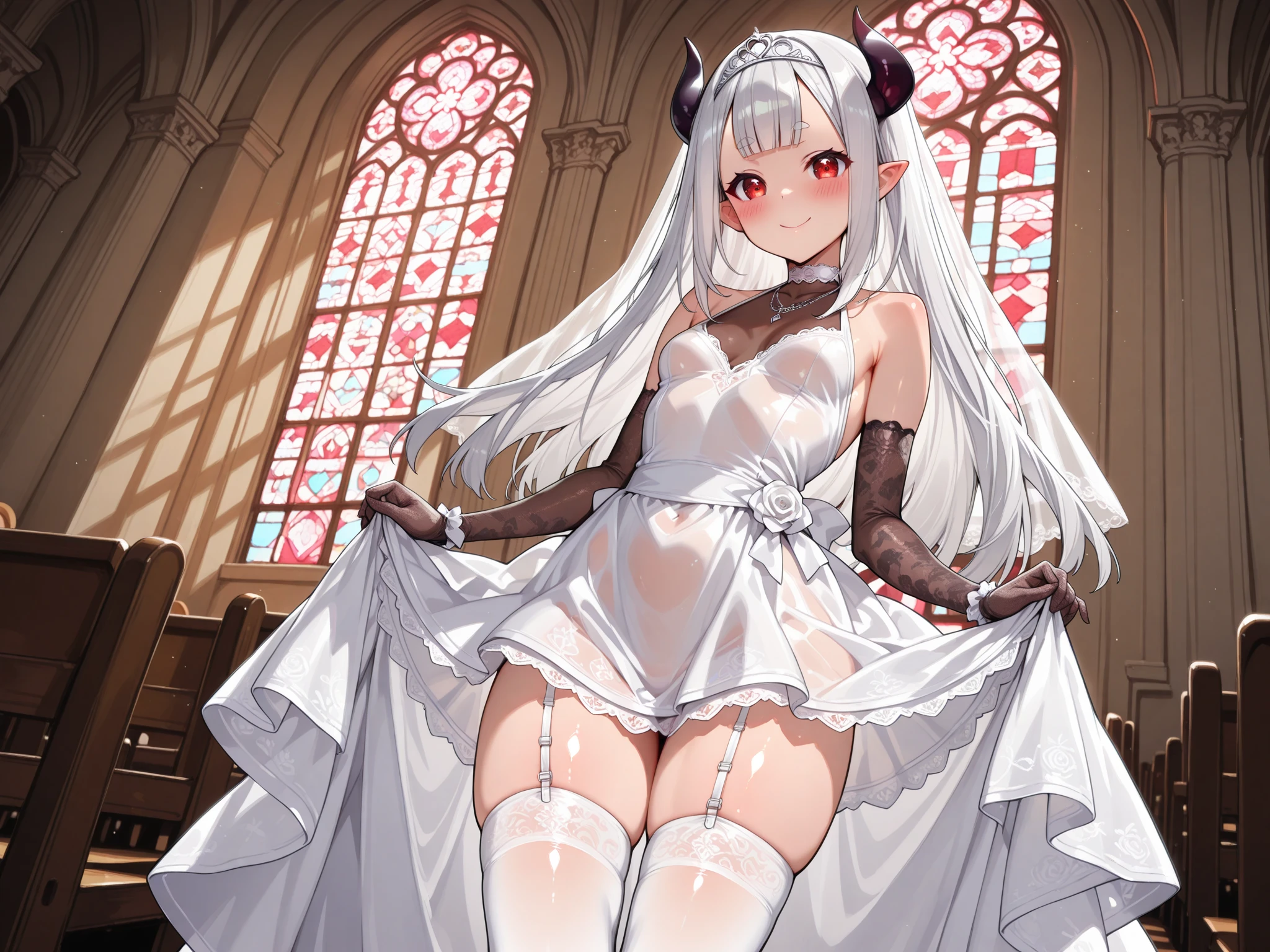 ((best quality)), ((masterpiece)), (detailed), 1girl, Character design, female, dynamic poses, long white grey hair, grey white eyes, very skinny, detailed, best quality, no accesoires around the neck, no shoes, prominent collarbones, skinny arms, flat stomach, visible hip bones, full body, blank white background, plain background, white background, red and white clothing, Bloodborne inspired, occult aesthetic, occult, detailed and intricate steampunk and detailed gothic, NSFW, Very dramatic and cinematic lighting, cosmic horror, grim-dark, side-lighting, perfect face, NSFW, Fluttering lace flared long knee length dress with frilly petticoats, knee length dress, pleated petticoats, petticoats gothic, complex lace boots, side-lighting, gothic aesthetic, wielding a mighty sword with mechanical components, mandalas, small breasts, a fairy, various different types of insect wings, NSFW, full body, whole body, body, plain background, white background, blank background, no background, white background NSFW, chains, full body, whole body, head-to-toe NSFW