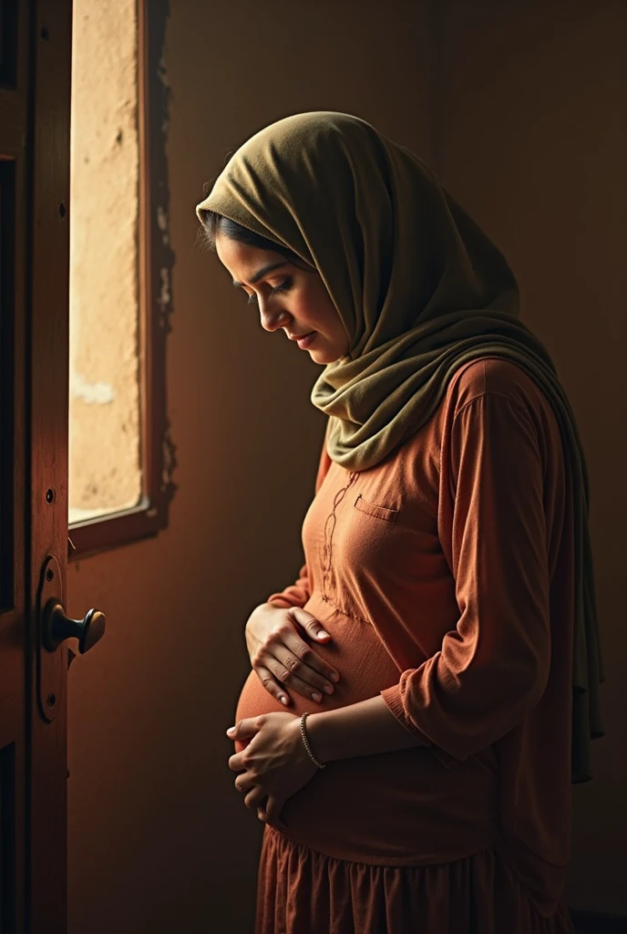 Pregant muslim woman