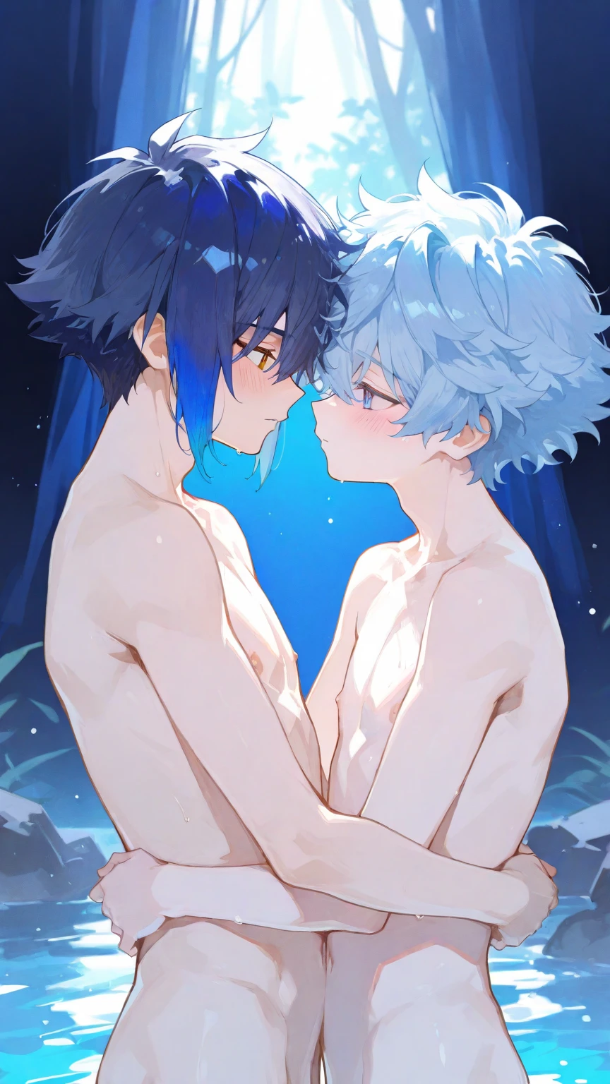 light blue hair