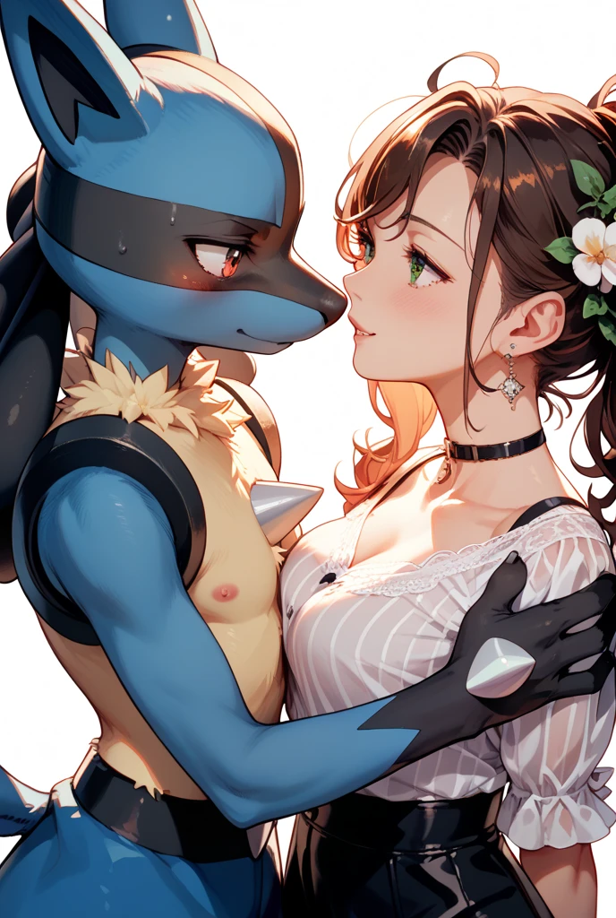Two girls, score_9,score_8_up,score_7_up, source_cartoon, source_furry, (renamon from digimon, female), BREAK, and a (female Guilmon from digimon), naked, BREAK, pov, human viewer, pov blowjob, collaborative fellatio, they are both sucking on viewers cock,  eyes closed, sharing a cock