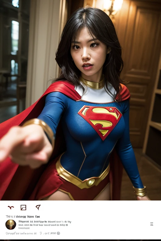 masterpiece、supergirl costume、short hair、barefoot、Big and full breast station、Crisis situation、prison、in a cage、sense of abuse、kneel down、sweaty、shiny、looking at camera、Seduce、choker、long sleeve、red sexy pose、POW camps、humiliating、