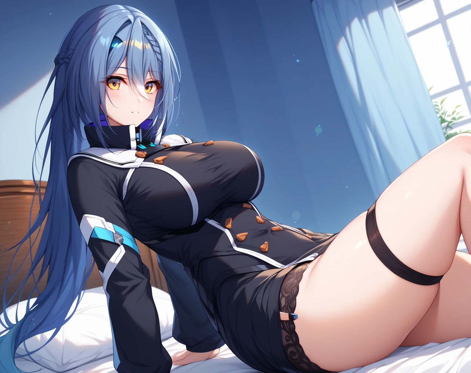 masterpiece, best quality, beautiful art, high resolution, well formed hands, body and fingers, 1 woman, solo, Ganyu , goat horns, hair ornament, adult, grown up, big breasted, cleavage, full body, braided long hair, blue_japanese_clothes, wearing DOA Kasumi's blue kunoichi dress, sexy and skimpy japanese clothes, kimono peek, sleeveless, white stockings, gorgeous legs and thighs,ryona , in peril, she is being beaten up by her opponent, she is knocked down and she is slapped in the face and being slammed against the floor, being humiliated by her opponent, receiving the impact of her opponent's attacks, closed eyes, screaming in pain and agony, heroine in peril, ryona and perilous scene, bouncing breasts, weak and helpless, martial arts tournament on the beach