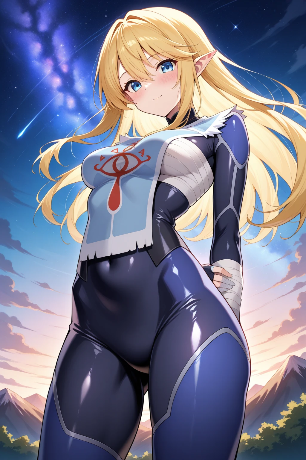 great quality, (1 woman), very focused face, diamond face, perfect eyes, (wearing mage robe), mage robe, strong shadows, detailed face, (casting spell), blue flashes of light, in battle, detailed abs, shinying eyes, (masterpiece), direct light, underlight, strong jaw, (large boobs), massive ass, thick thighs, (long torso), wide waist, skinny torso, fit, perfect face, sexy, (blushing),