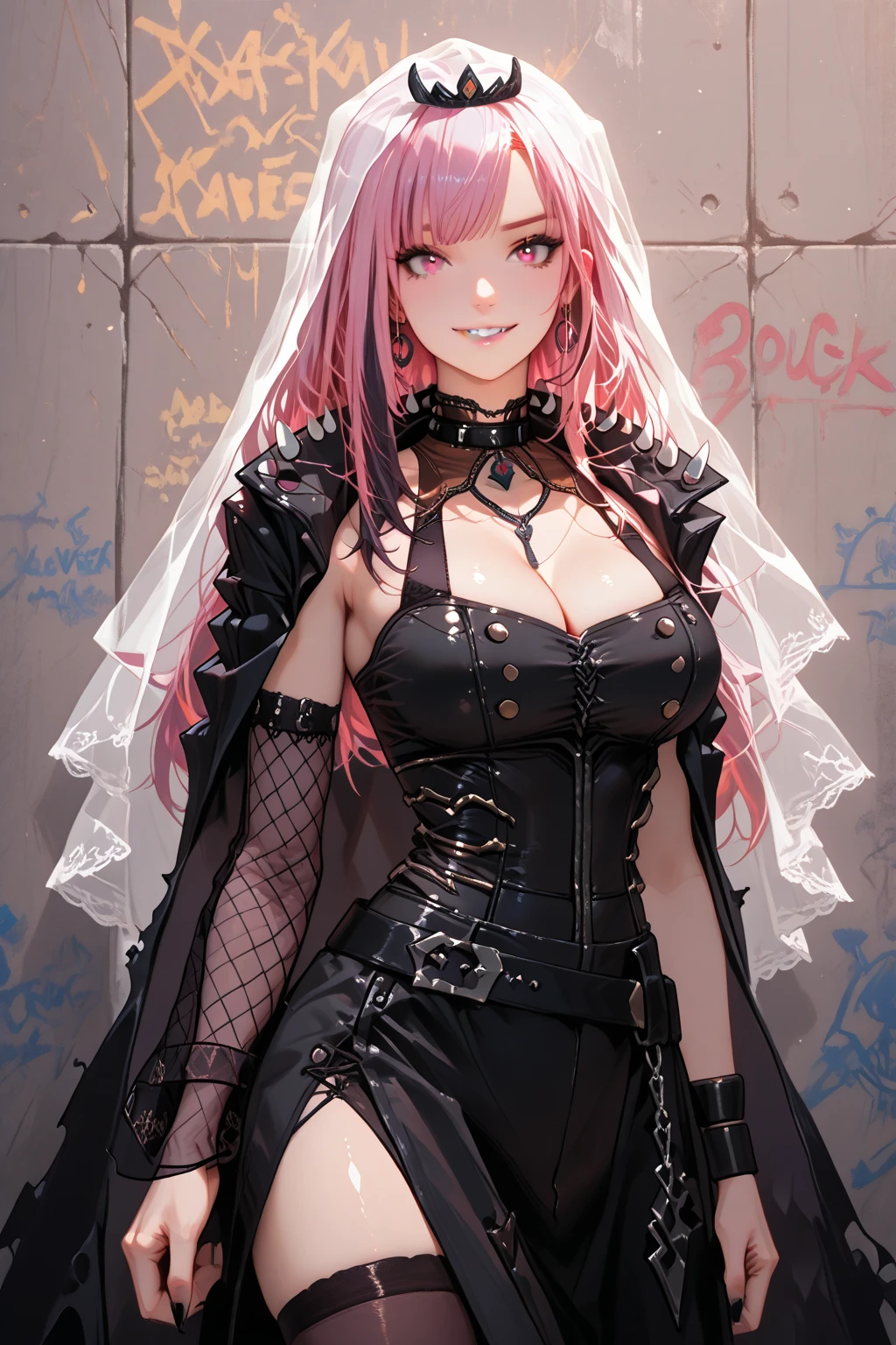 girl，Black Face masks，Looking into the distance from the castle，alone，masterpiece，Highest quality，pink Hair，red Eyes，Darkening，dark，Shadow Thing，douchebag，sneer，Looking down，Black Shadow，Black viscous liquid，dark，Black belly，stable，Face masks，cape，girl，masterpiece, Highest quality, Highest quality,wonderful,Beautiful red eyes,Exquisite detail,Depth of written boundary,Highly detailed CG synthesis 8k wallpaper, masterpiece,(((pink Hair))),leader,(dark mist),{Flowing Hair},{Thick skull},(Beautiful details of the ruins),{Character close-up},(((whole body))),(The skin is smooth and shiny),(Smooth face、Shiny Hair),Perfect detail,Beautifully decorated medal, Holding a knife, (Blood splatter:1.7)