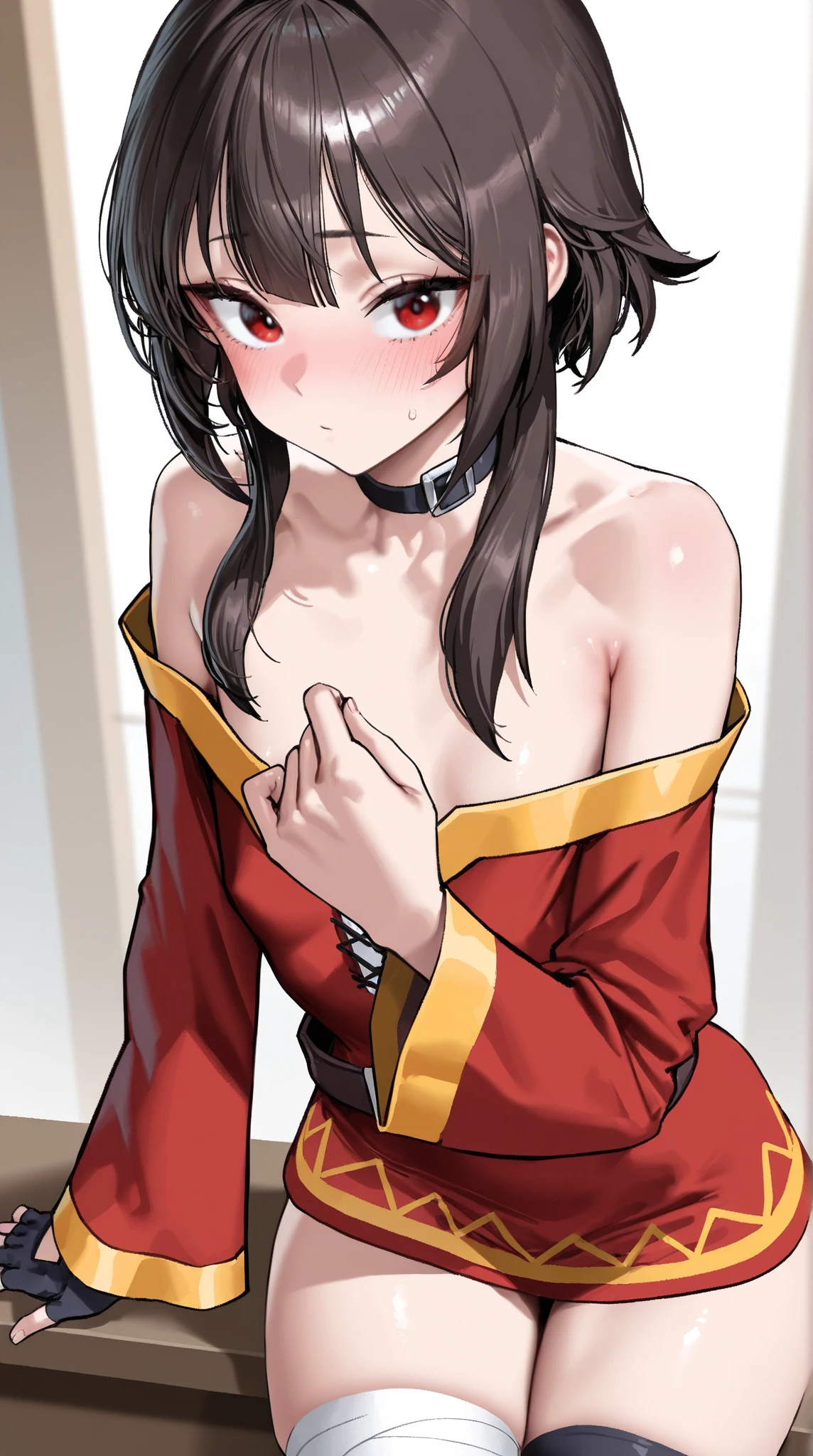 Kitasan Black,smile、(naked:1.9),Outdoors、blue sky、(Wearing a collar:1.5)、Earrings、Earrings、bracelet,(masterpiece, highest quality, highest quality, Official Art, Beautiful and aesthetic:1.2),(Ultra-detailed),Open your mouth,(Steam coming out of the sides:1.5),(Cowboy Shot)、(Beautiful Face:1.4)、(Peeing:1.5)、Up from the bottom、Sweat、Facing forward,(最高のsmile:1.5)、全naked,Full nudity、navel piercing,Short Hair,((Slim figure))、(3 year old girl)、,(Small breasts:1.5)、shaved pussy,(nsfw:1.5),、(Hands on hips)、highest quality、Very detailed
