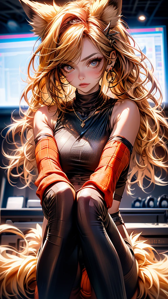 (Masterpiece artwork、highest quallity、details Intricate、The ultra-detailed、ultra-quality、high resolution、The best shadows、The best lighting、4K) Eleven keywords: The hair is golden Beautiful blonde Longevity and immortality Beautiful figure Exceptional abilities Harmony with nature Noble culture Ancient races Fantasy works Role-playing games Beauty and elegance dark witch Magical talent Females a beautiful girl Mystic fictional creatures Old Dresses The buttocks are seen through standing on all fours highlighting the buttocks Sit with a beautiful back Looking back. Black magical girl in a chino landscape, sexy fio dental
