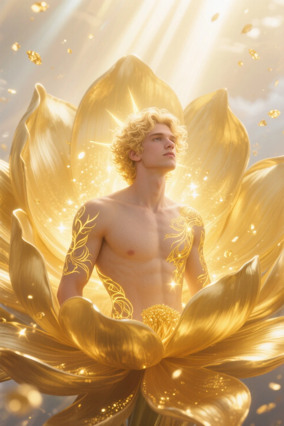 Create an image of the god Lugh from Irish mythology 