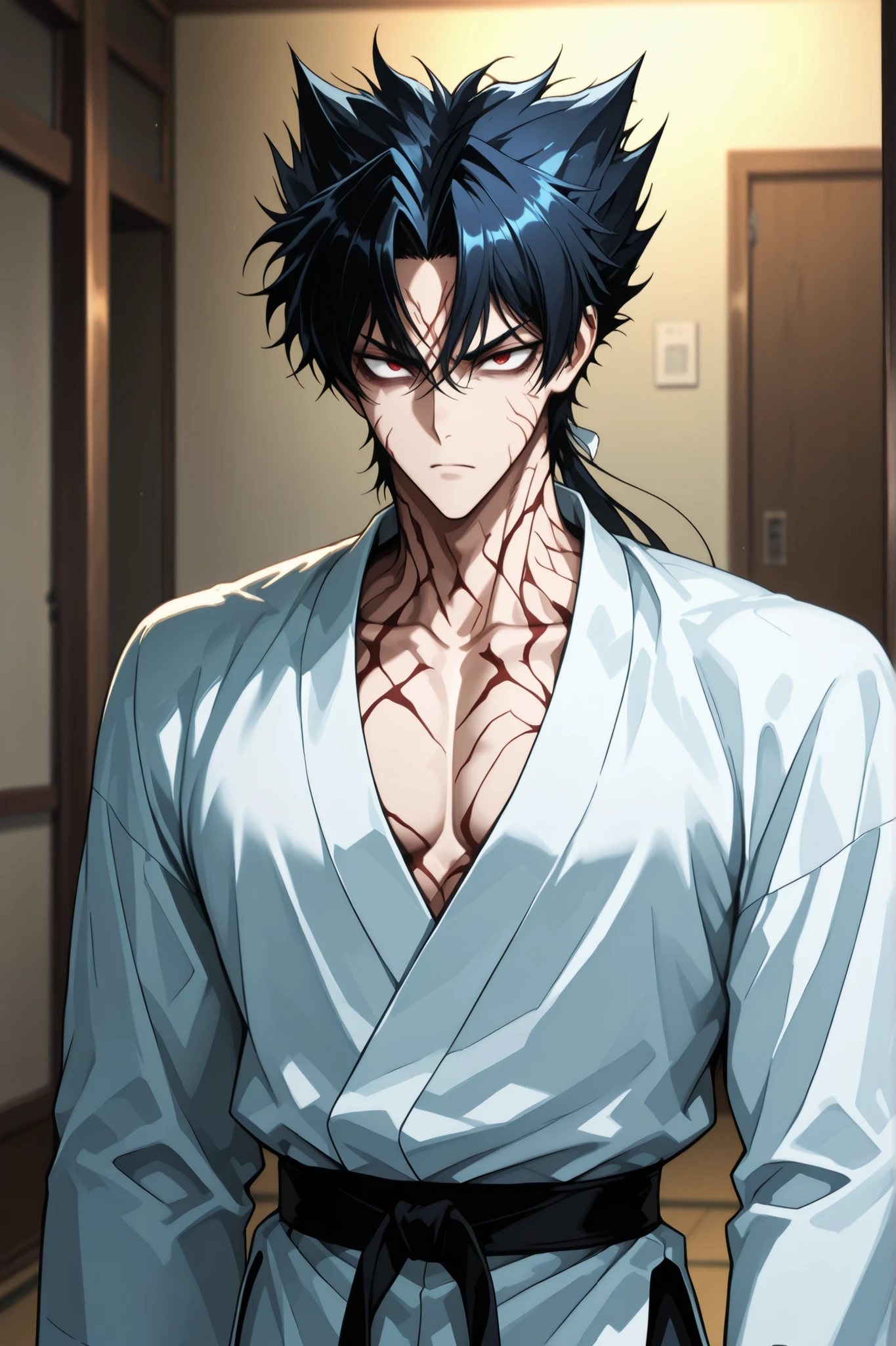 Garou
Age: 18 years old, gender: male
Height: 177 cm
Race: Human
Disaster level abnormality
Martial arts, Yusu, and Amkwakwon.
Fighting for likes, disliking to live freely: absurdity, corruption, cowardly behavior
Personality: Cold, cool, honest with yourself.
I trained under the former hero Silver Pang, but left. For his beliefs, both heroes and monsters try to become absolute powerhouses.