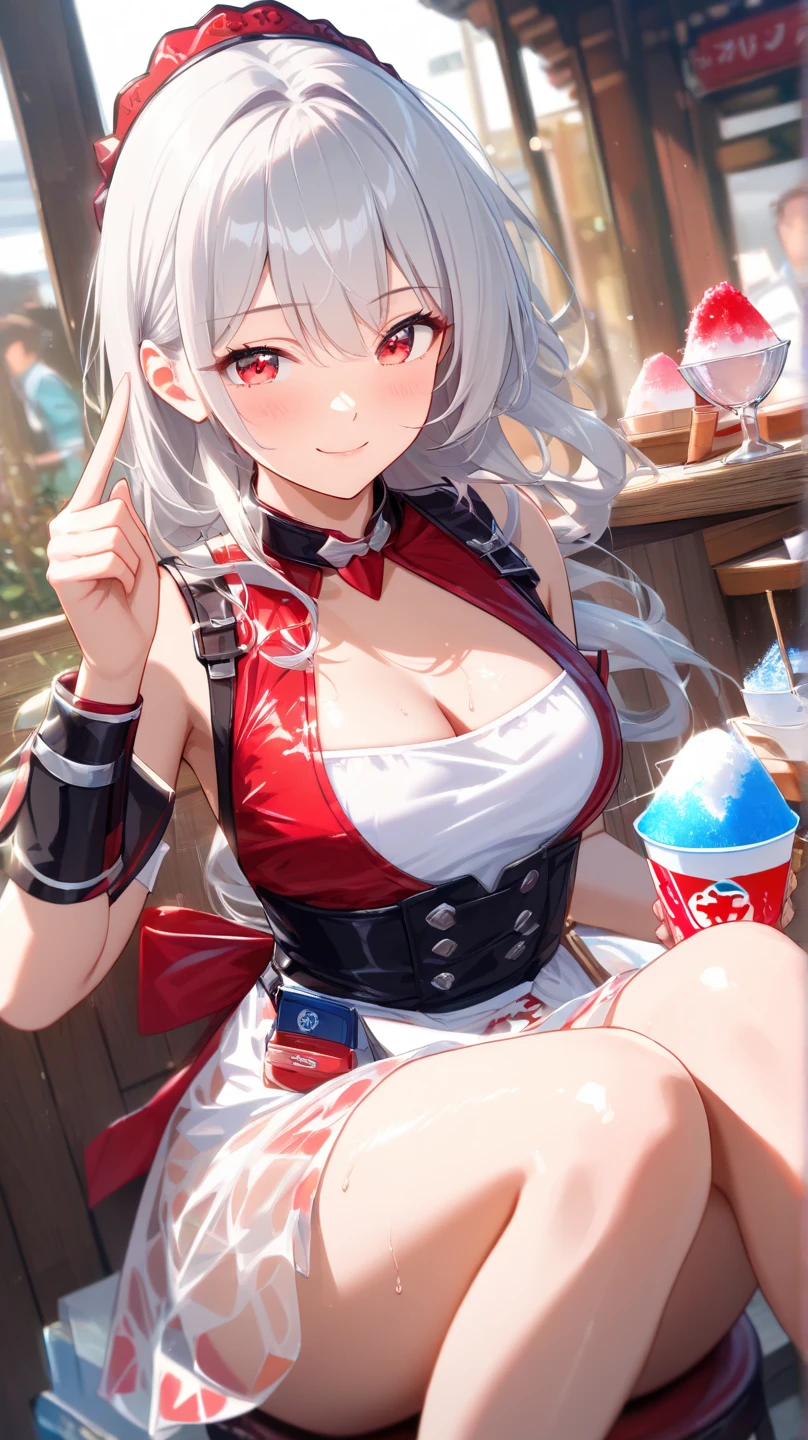 masterpiece, ({1girl is in mache armor with jumping pose, full body, long hair, short skirt}:1.3), realistic:2, intricate detail, highly detailed, great textures, 8k, 100000000 detail, gundam\\(rx78\\), armor, full body, detailed_background,indoors,ribbon,solo,full_body,red_ribbon,smile,shiny_skin,fang,convenient_censoring,pink_socks,red_bow,wavy_hair,double-parted_bangs,looking_at_viewer,holding,oruka_\(kamituki0827\),socks,fang_out,remilia_scarlet,heart,bandaids_on_nipples,bandaid,pinky_out,short_hair,blue_hair,bow_legwear,pink_gloves,navel,bib,collarbone,touhou,breasts,bow,gloves,hat,nude,pussy,heart_print,hand_up,small_breasts,holding_cup,mob_cap,1girl,cup,,pasties,red_eyes,standing,highres,pink_headwear,narrowed_eyes,hat_ribbon,closed_mouth,bare_shoulders, (RAW photo, best quality, masterpiece:1.2), ultra high res, (photorealistic:1.4),