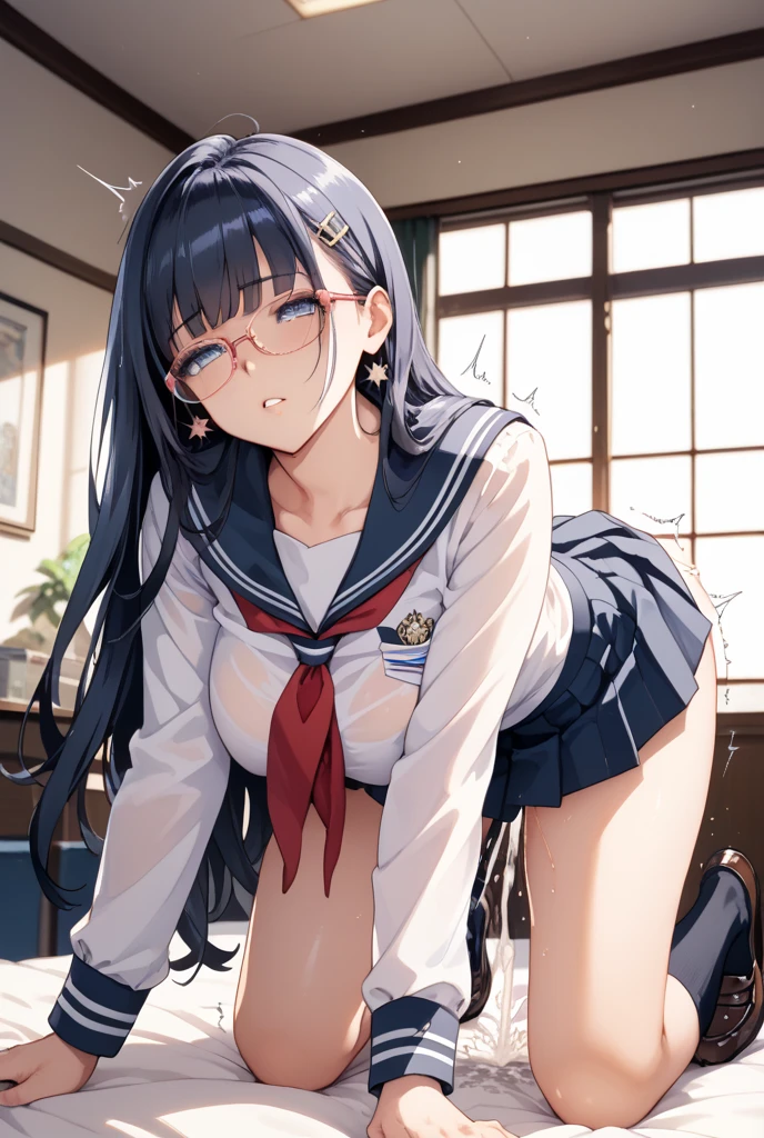 Big Ass、Sweaty ass、One Woman、One Man、Many people々、beautiful girl、high school girl、Twin tails、Condescending face、Large number of guests、School、classroom、Brasilia、Sailor suit、Short pleated skirt、16 years old、Looking down at the viewer, Long Hair, Highest quality, Focus on the thighs, smile,Striped panties、Plump thighs、Big 、Big Ass、 Black Hair,My thighs are steaming between my legs 、Sweaty panties、Angle from directly below、Spread your legs、Acme convulsions、Obscene sound effects、Naughty sound effects、Sweaty crotch、share indirect write、Place a handheld massager on your groin、Sit at the podium with your legs apart、spread legs wide、People around her stare at her、Amazon Position、Panties POV