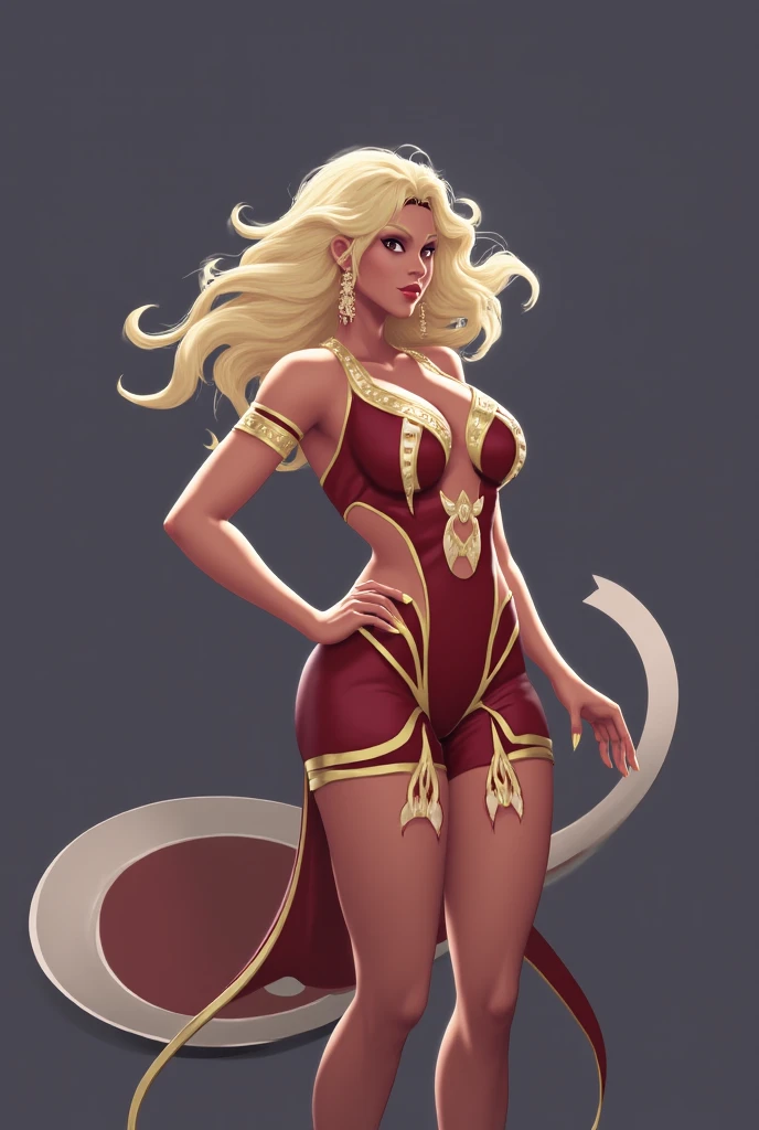 Full body, masterpiece, female drow elf purple skin standing pose (yellow tiger bikini), red cape, red bikini, long white hair, strong body, abs, Ultra Quality, Shiny Skin, Atmospheric, 8K, Cinematic, ((streaked hair, simple background, round eyewear, nd)), bracelet, sunglasses