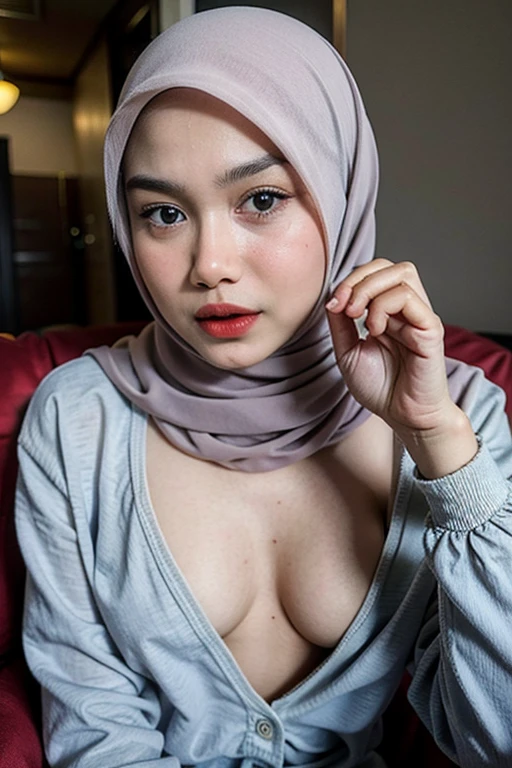 ((Stylish Hijab)), ((Lace)), Very cute and baby-like face, Very cute and baby-like face, G-String Naked, Angry pose, Angry face, (((HIJAB MALAY GIRL))), masutepiece, High quality, UHD 45K, Realistic face, Realistic skin feeling , A Malay Lady, 8 years old, , Very cute and baby-like face, (((FLAT CHEST))), (MATRIX WORLD), ((look In front  at the camera and SADNESS)), ((())), (((CUTE GIRL))), ((PASTEL RED LIPS)), ((PASTEL SILVER SEXY DRESS)), ((CHUBBY)), ((UNDRESS)), Insert the ghost's finger into the asshole.