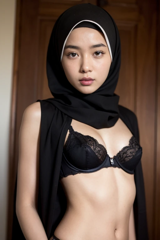 (Wearing Bra Lingerie), (((HIJAB MALAY GIRL))), masutepiece, High quality, UHD 32K, Realistic face, Realistic skin feeling , A Malay Lady, 8 years old, , Very cute and baby-like face, (((FLAT CHEST))), (MATRIX WORLD), ((look In front at the camera and SADNESS)), ((())), (((CUTE GIRL))), ((BROWN LIPS)), ((BROWN)), (undress). WEAR BRA LINGERIE, gold