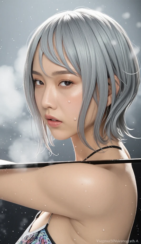 ((Best Quality, 8K, Masterpiece:1.3)), Focus: 1.2, Perfect Body Beauty: 1.4, Buttocks: 1.2, ((Layered Haircut, Breasts: 1.2)), (Wet Clothes: 1.1), (Rain, Street:1.3), Bandeau Dress: 1.1, Highly Detailed Face and Skin Texture, Fine Eyes, Double Eyelids, Whitening Skin, Long Hair, (Shut Up: 1.3), Smile